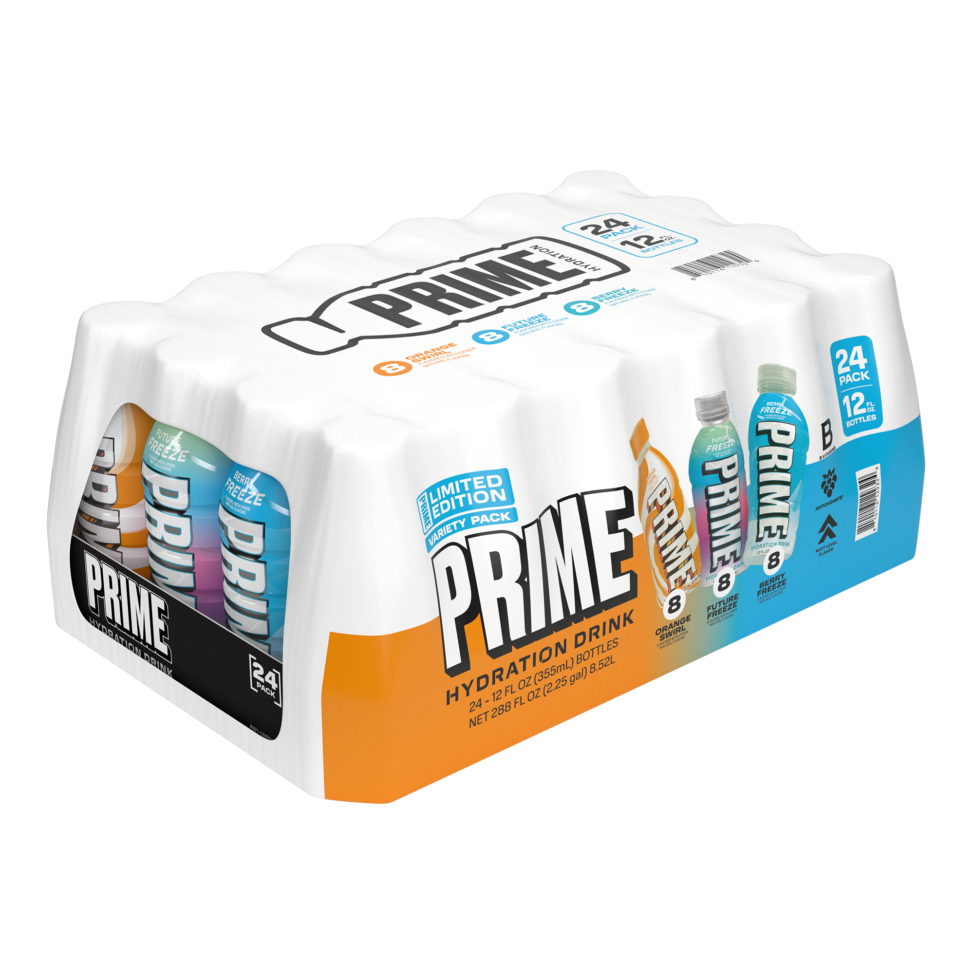 Hydration - Orange Swirl. Future Freeze. Berry Freeze Variety Pack